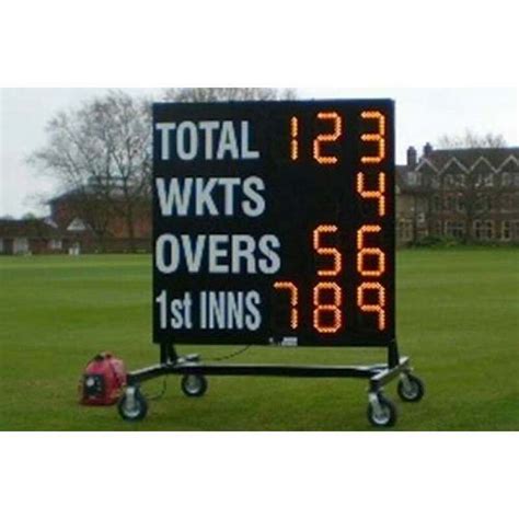 Club Electronic Cricket Scoreboard [1.5m x 1.5m] | Net World Sports