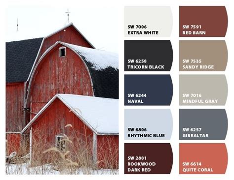 Barn Paint Color Schemes - Paint Color Ideas