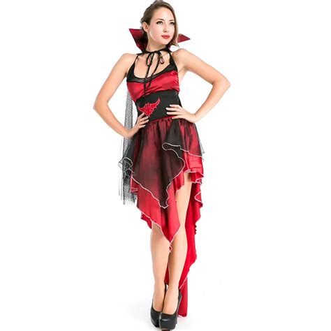 New High Quality Halloween Female Vampire Role Play Costumes Stage Cosplay Clothings Export ...