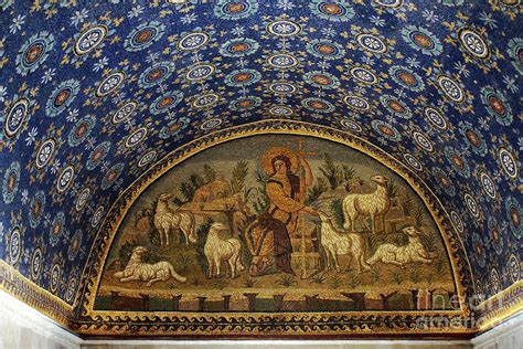 Mausoleum of Galla Placidia interior Ravenna 8 Photograph by Rudi Prott