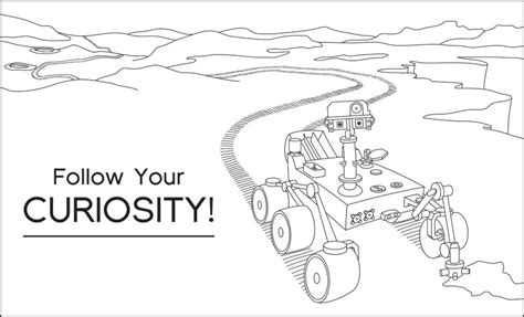 Mars Curiosity Rover, Coloring Sheet – NASA Mars Exploration