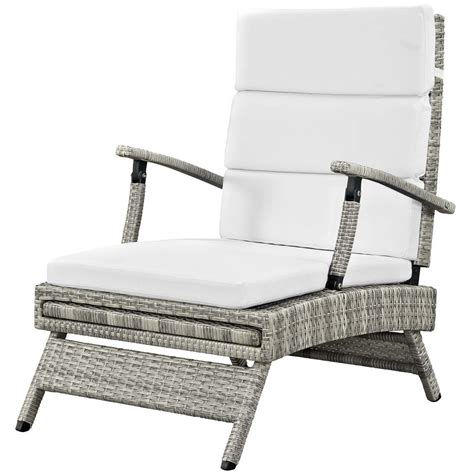 Contemporary Modern Urban Designer Outdoor Patio Balcony Garden Furniture Lounge Chair Chaise ...