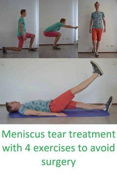 Meniscus tear exercises