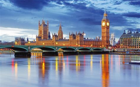 Palace Of Westminster Big Ben Westminster Bridge And River Thames London United Kingdom 4k Ultra ...