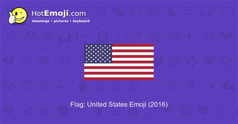 🇺🇸 American Flag Emoji Meaning with Pictures: from A to Z