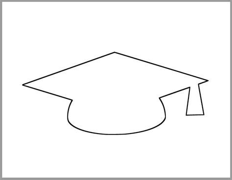 Graduation Hat Template Printable