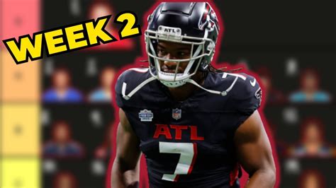 NFL Week 2 Fantasy Football RANKINGS and TIERS for EVERY POSITION (QB ...