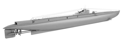 1500 t class submarine model do sklejania L'Arsenal 2.0 -40020