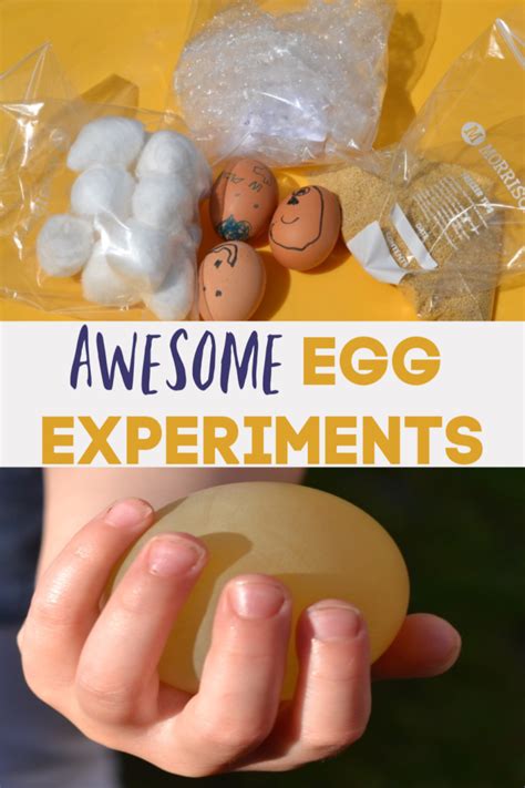 Awesome Egg Experiments for Kids - Science Experiments for Kids