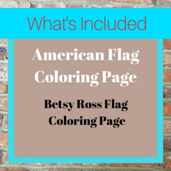 American Flag Coloring Page by Integrated Social Studies | TpT