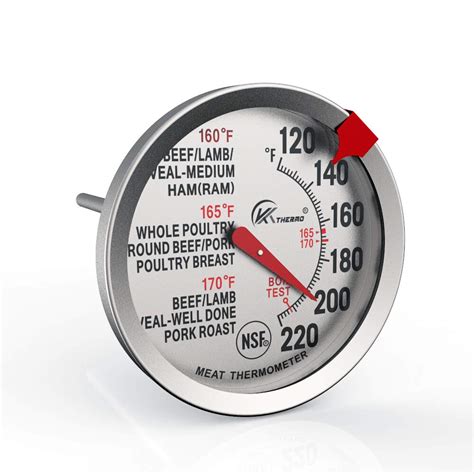 The Best Meat Thermometer Oven Safe Analog - Home Kitchen