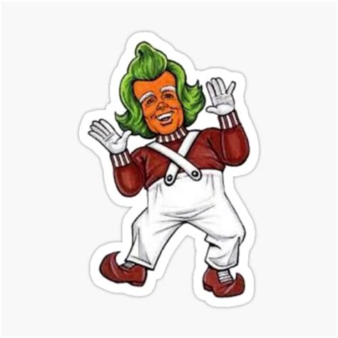 "Oompa loompas Willy Wonka" Sticker for Sale by johnrk | Redbubble