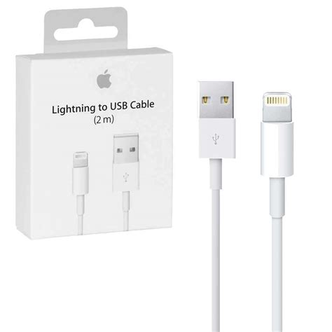 APPLE 8 Pin Lightning USB Cable 2m GENUINE - Apple