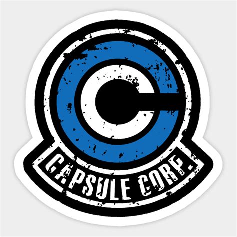 Capsule Corp - Manga - Sticker | TeePublic