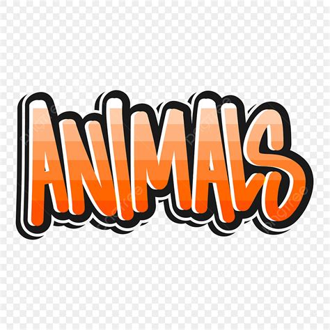 Animal Word PNG, Vector, PSD, and Clipart With Transparent Background for Free Download | Pngtree