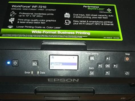 Epson WorkForce WF-7210 Inkjet Printer C11CG38201 B&H Photo