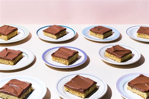 Yellow Sheet Cake with Chocolate Sour Cream Frosting | Bon Appétit