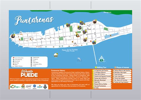 Puntarenas Walking Tour Map :: Behance