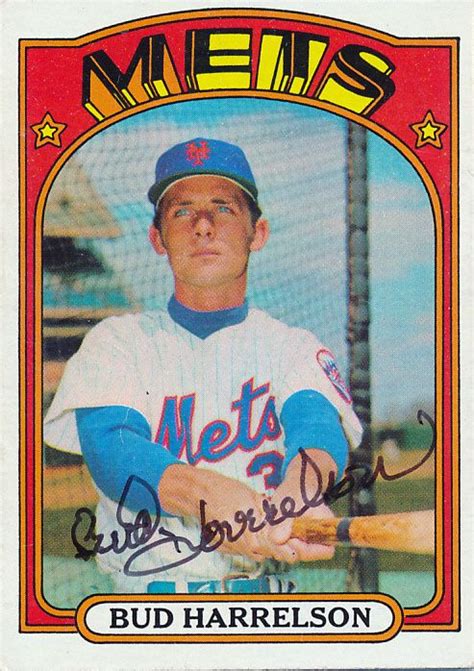 @dtwohig’s Autographed Baseball Cards #49: Bud Harrelson - The Mets Police | Baseball cards ...