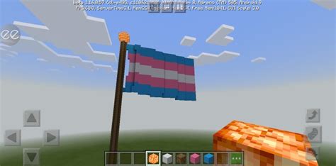 Trans flag in Minecraft : r/lgbt