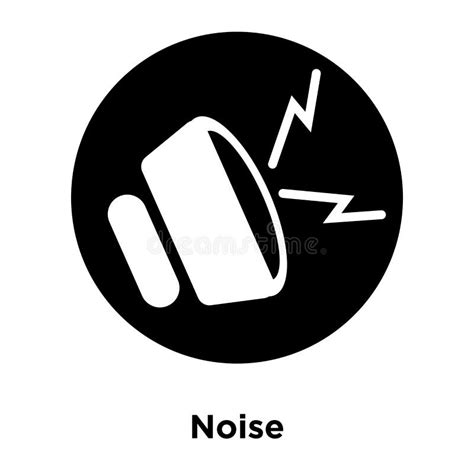 Noise Icon Vector Isolated on White Background, Logo Concept of Stock Vector - Illustration of ...