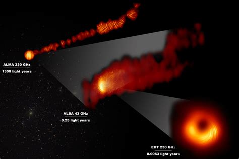 New Images Reveal Magnetic Structures Near Supermassive Black Hole ...