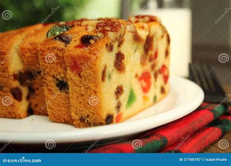 Christmas fruit cake stock image. Image of cherry, food - 27768707