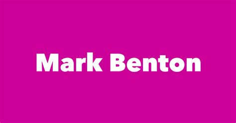 Mark Benton - Spouse, Children, Birthday & More