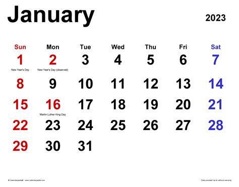 January 2023 Calendar Holidays India - Calendar 2023