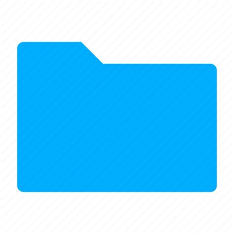 Blue, file, folder, open icon - Download on Iconfinder