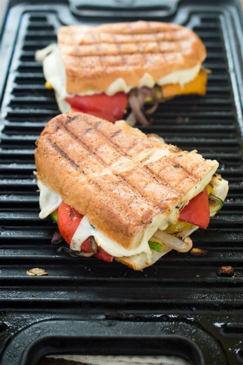 Grilled Vegetable Panini (Vegetarian!) - Chef Savvy