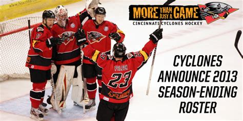 Cyclones Announce 2013 Season-Ending Roster - Cincinnati Cyclones