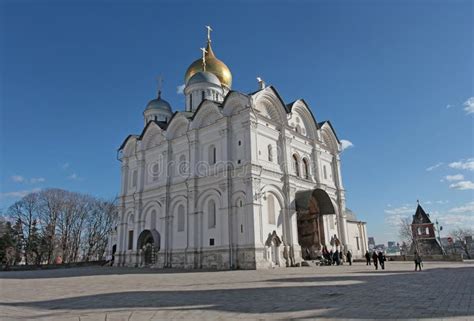 Inside Moscow Kremlin Cathedral of the Archangel Editorial Photo ...