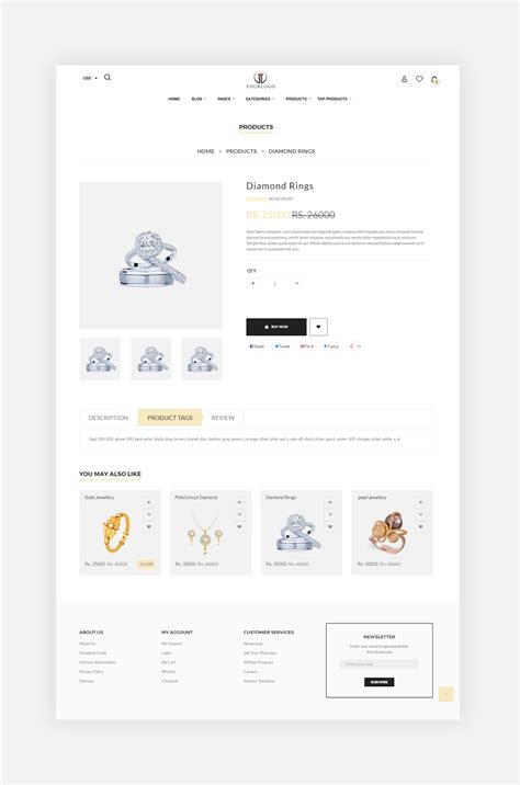 Pin on Быстрое сохранение | Web design, Shopify website design, Jewelry ...