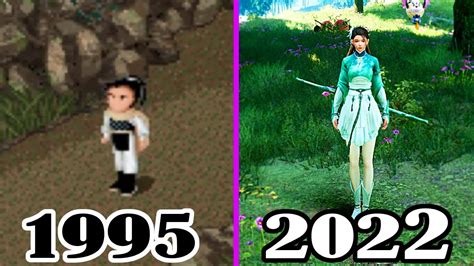 Evolution of The Legend of Sword and Fairy Games ( 1995-2022 ) - YouTube