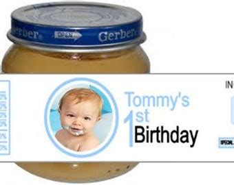 Food Labels: Custom Baby Food Jar Labels