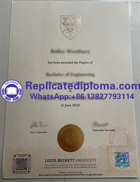 Leeds Beckett University degree certificate HD sample, buy LBU diploma ...