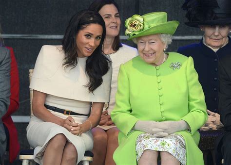 Meghan Markle Makes The Queen Smile During First Joint Appearance