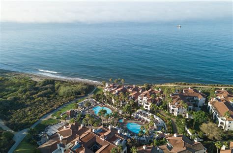 The Ritz-Carlton Bacara, Santa Barbara Resort – Santa Barbara, CA, USA – Resort Aerial Ocean ...