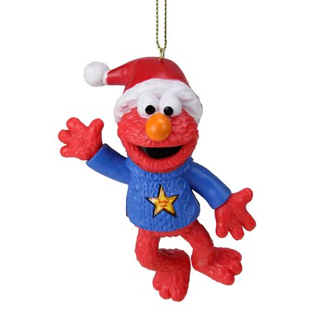 Kurt Adler 4” Lighted Sesame Street Laughing Elmo Christmas Ornament - Red/Blue - Walmart.com ...