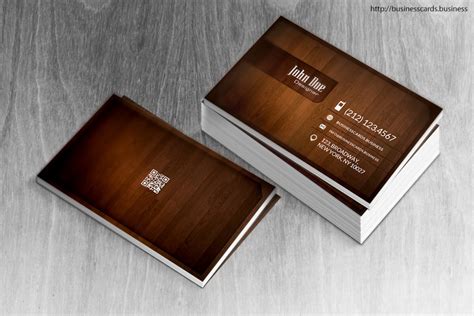 Free Wood Business Card Template : Business Cards Templates