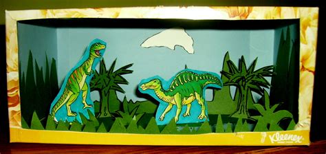 PREHISTORIC DIORAMA | KIDS & GLITTER