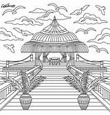 Paradise Coloring Pages sketch template