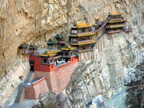 Chinese ancient architecture hanging temple--Seetao