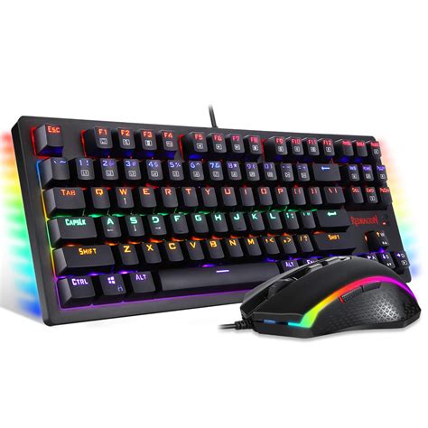 Buy RedragonS113 Gaming Keyboard Mouse Combo Wired Mechanical LED RGB ...