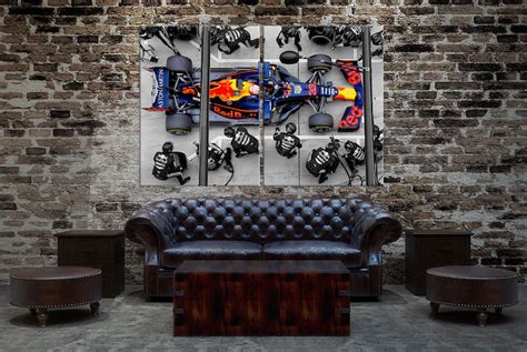 Formula 1 Canvas Wall Art Racing Print Man Cave Decor F1 - Etsy