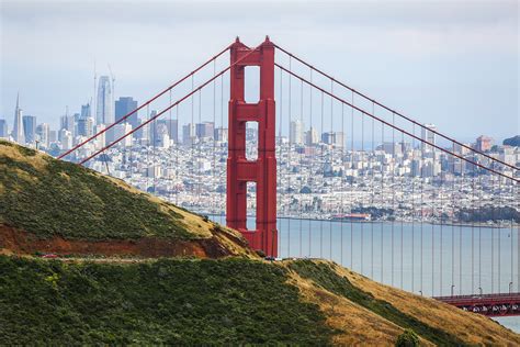 Free photo: Golden Gate Bridge - Bridge, Hill, Landmark - Free Download - Jooinn