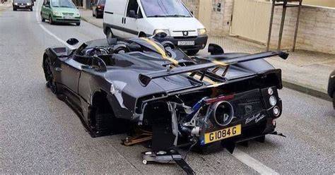 Driver Manages To Wreck Ultra-Rare Pagani Zonda HP Barchetta In Low ...