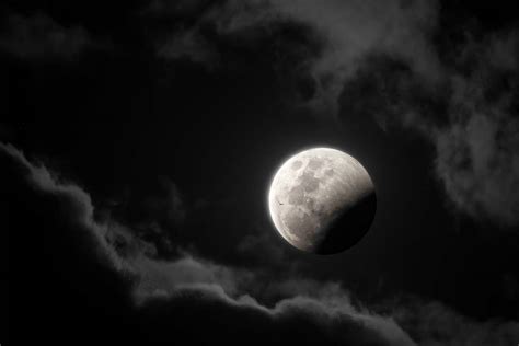 Black and White Photography The Full Moon – LEANNE COLE