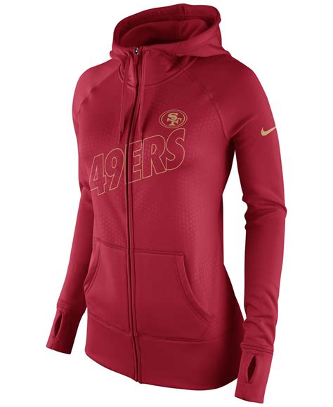 Nike | Red Women's San Francisco 49ers Stadium Ko Hoodie | Lyst